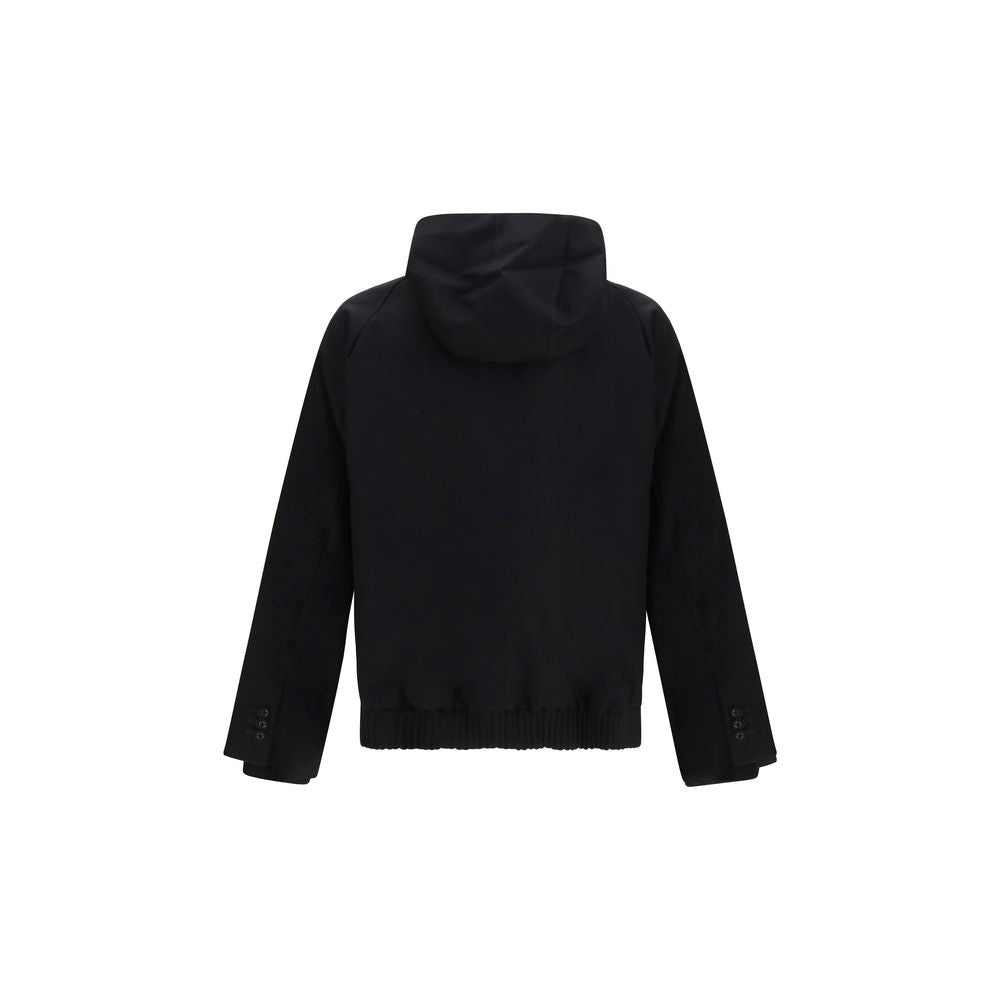 Merino Wool Flannel Hooded Jacket