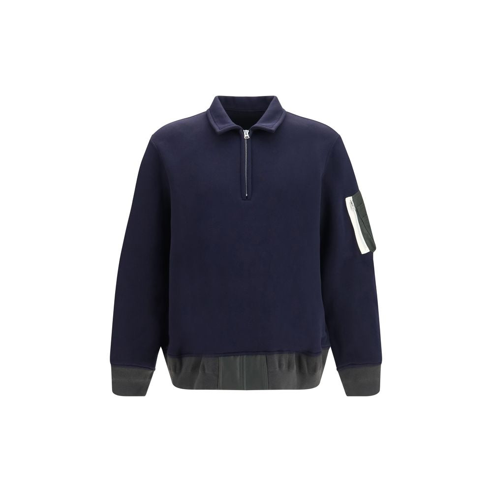 Cotton Terry Zip Polo