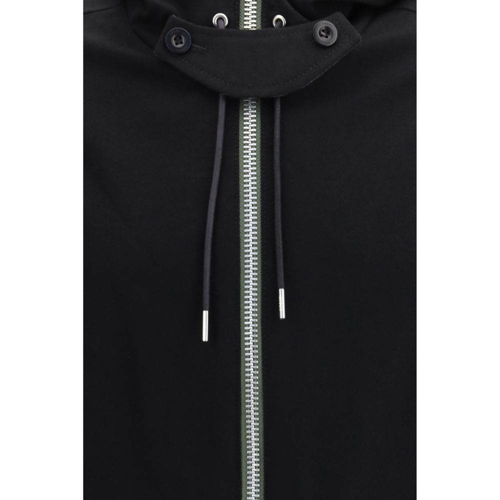 Merino Wool Flannel Hooded Jacket