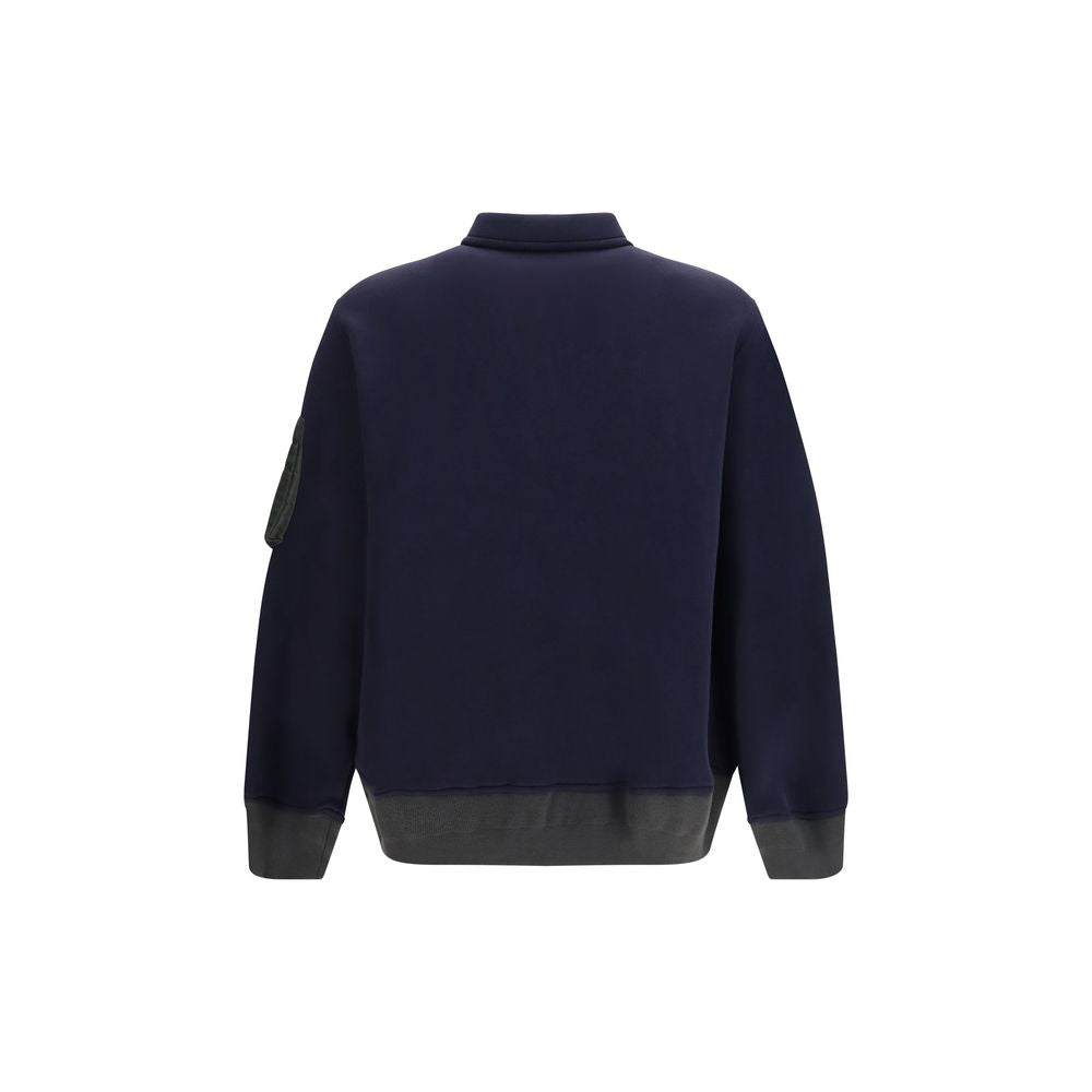 Cotton Terry Zip Polo