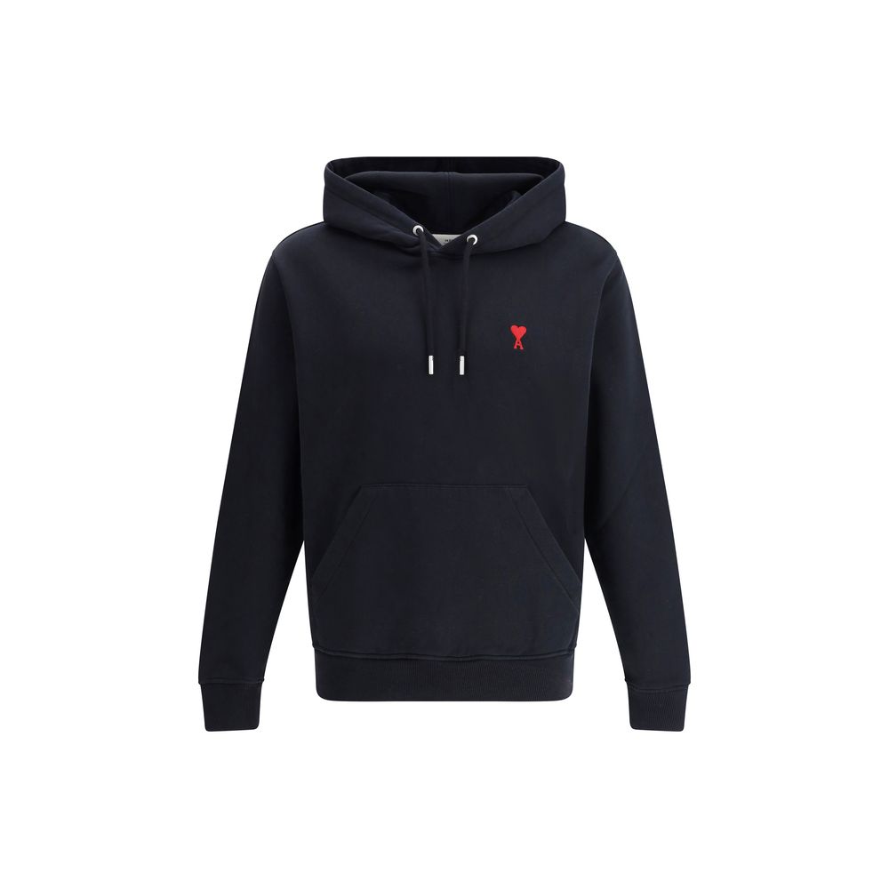 Black Cotton Hoodie
