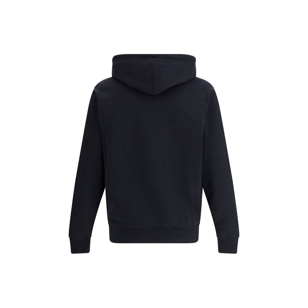 Black Cotton Hoodie