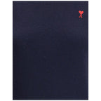 Blue Merino Wool Ami De Coeur Turtleneck