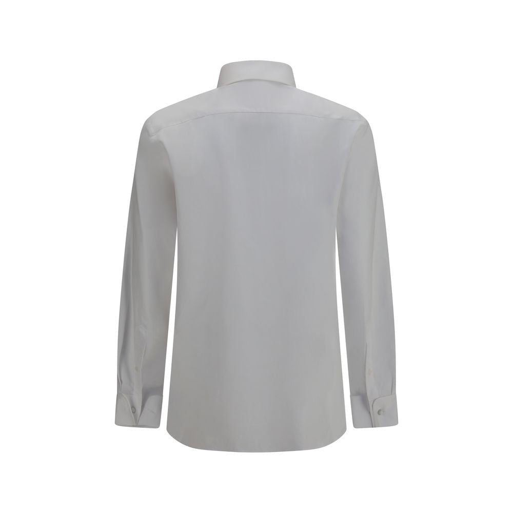 White Cotton Dress Shirt