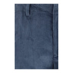 Roma Blue Stretch Cotton Corduroy Pants