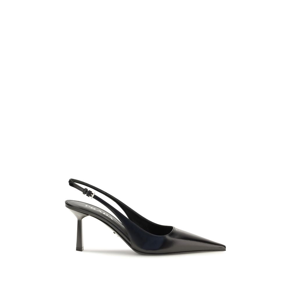 Calfskin Slingback Pumps
