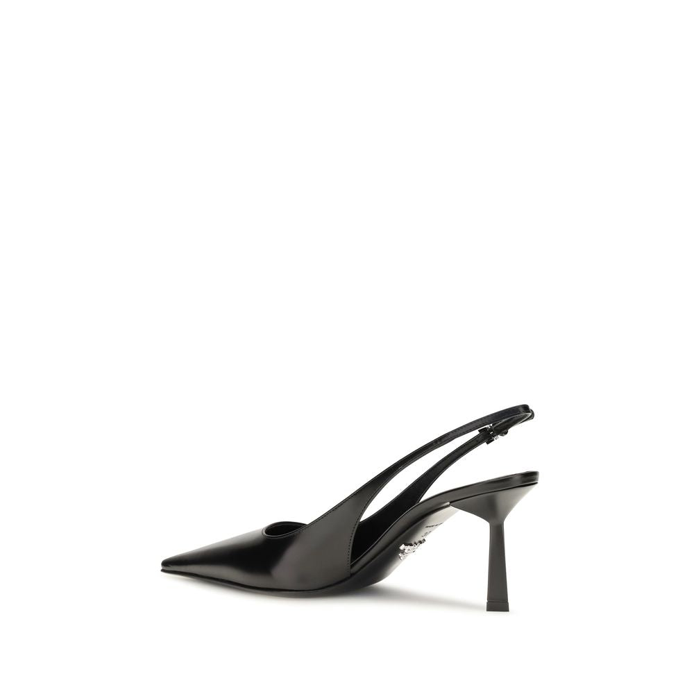 Calfskin Slingback Pumps