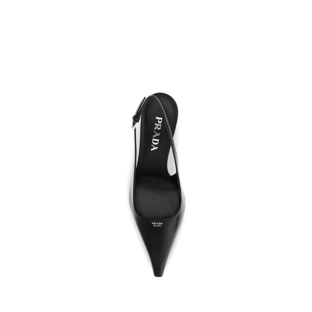 Calfskin Slingback Pumps