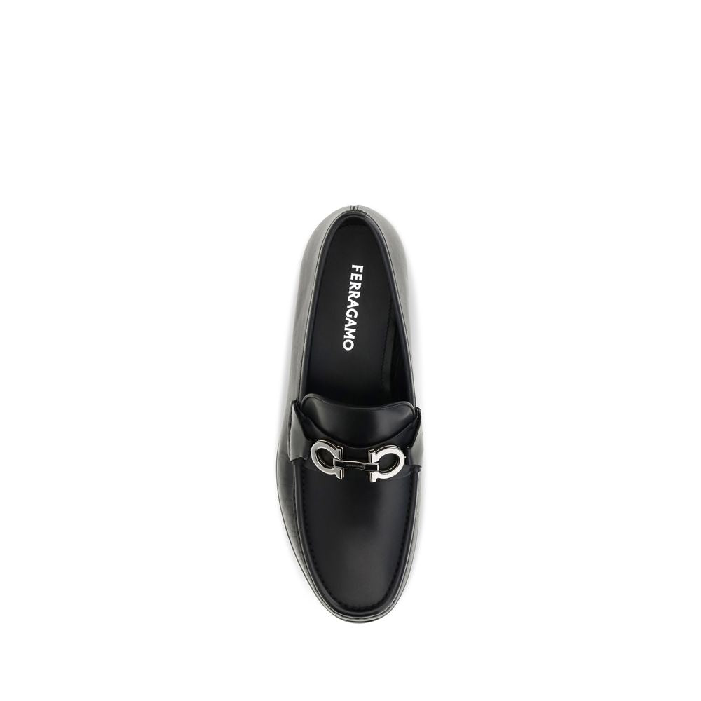 Calfskin Gancini Loafers