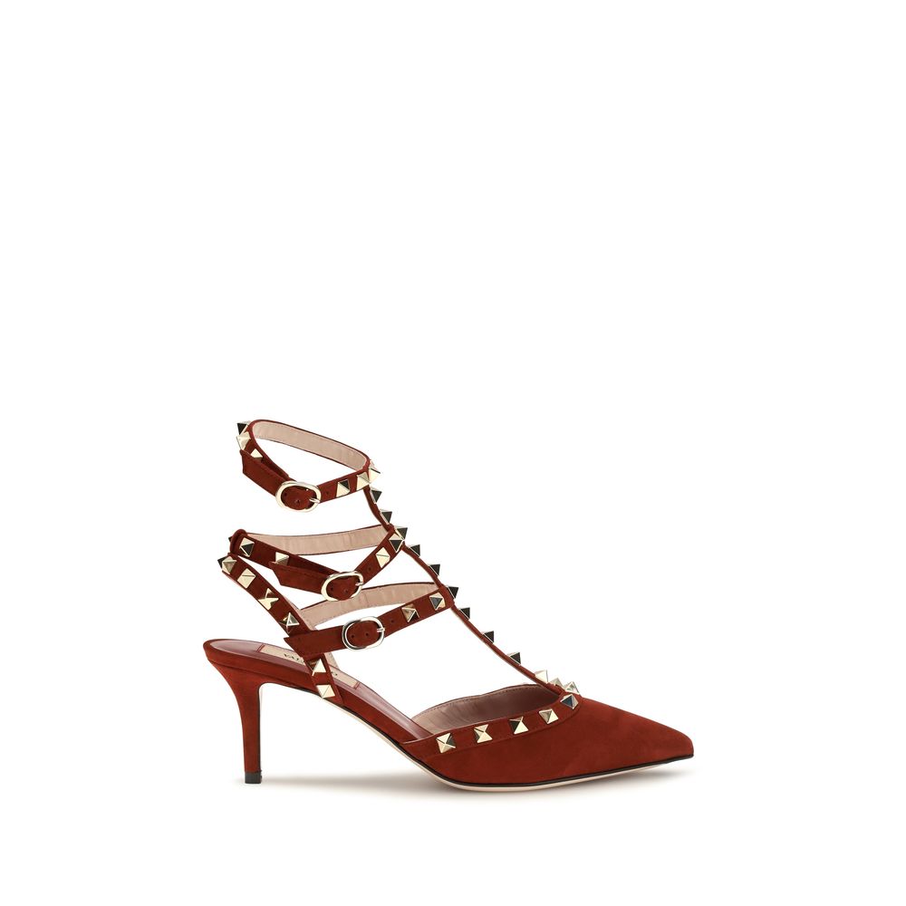 Suede Rockstud Pumps