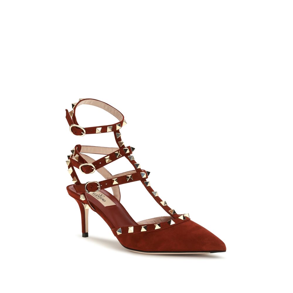 Suede Rockstud Pumps