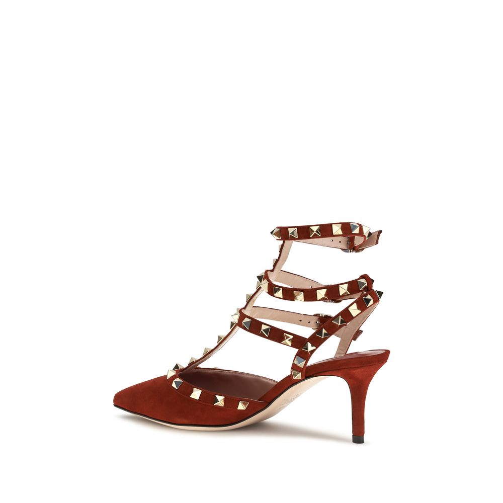Suede Rockstud Pumps