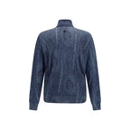 Silk Cashmere Paisley Turtleneck Sweater