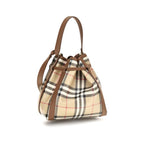 Mini Calfskin Check Bucket Bag