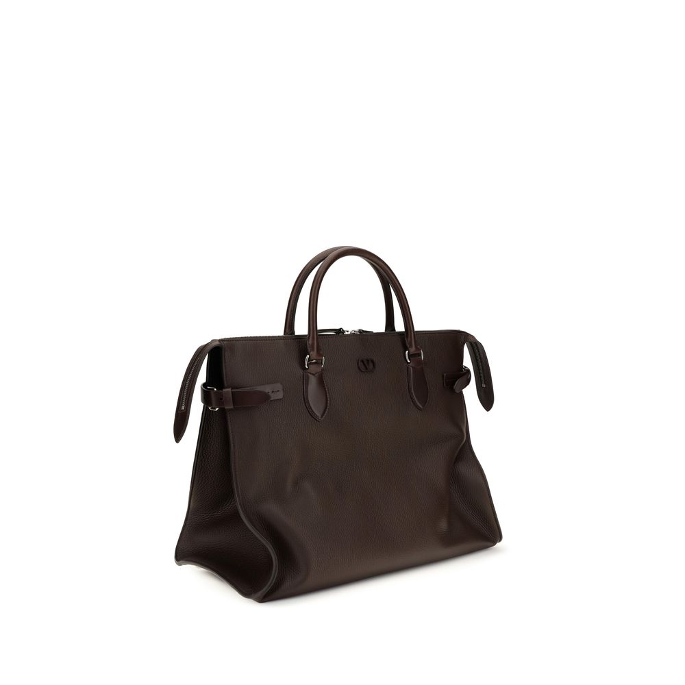 Large Calfskin Antibes Top Handle Bag