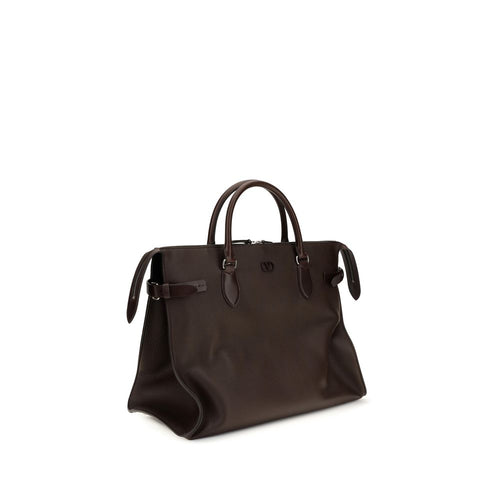 Large Calfskin Antibes Top Handle Bag