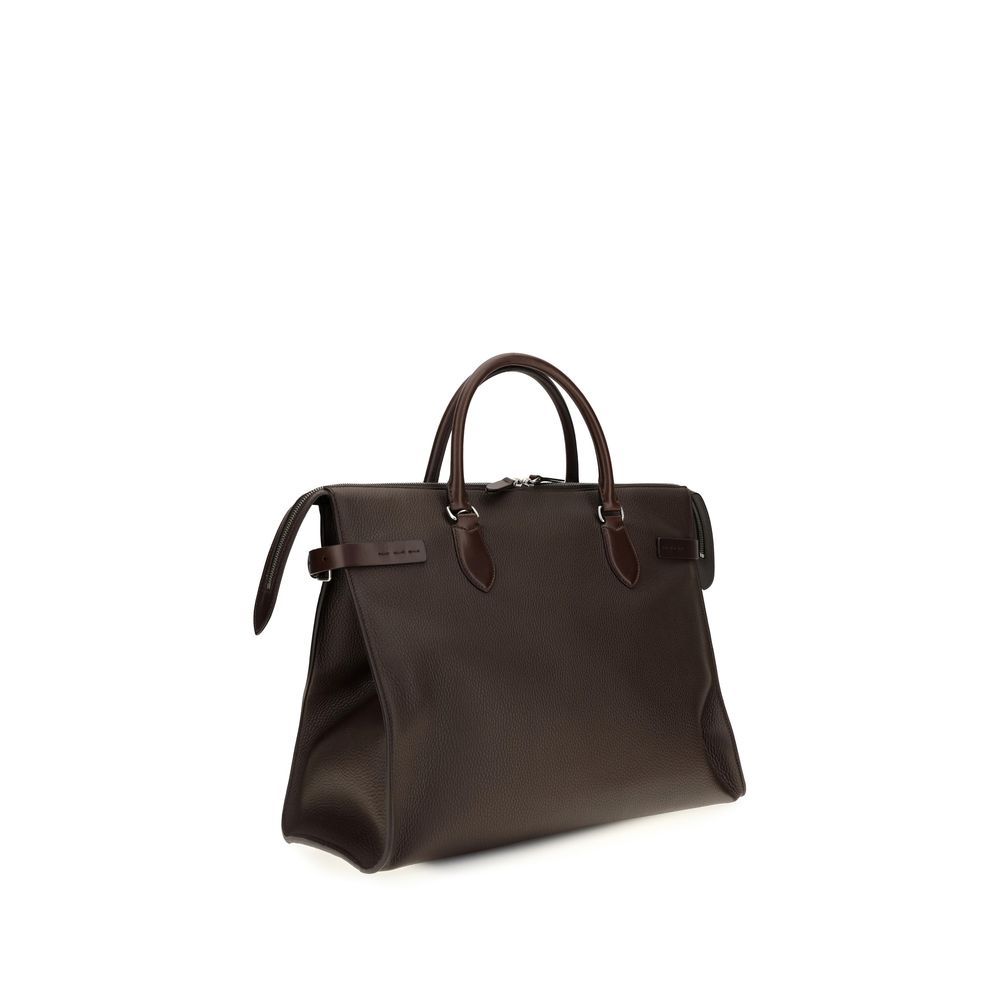 Large Calfskin Antibes Top Handle Bag