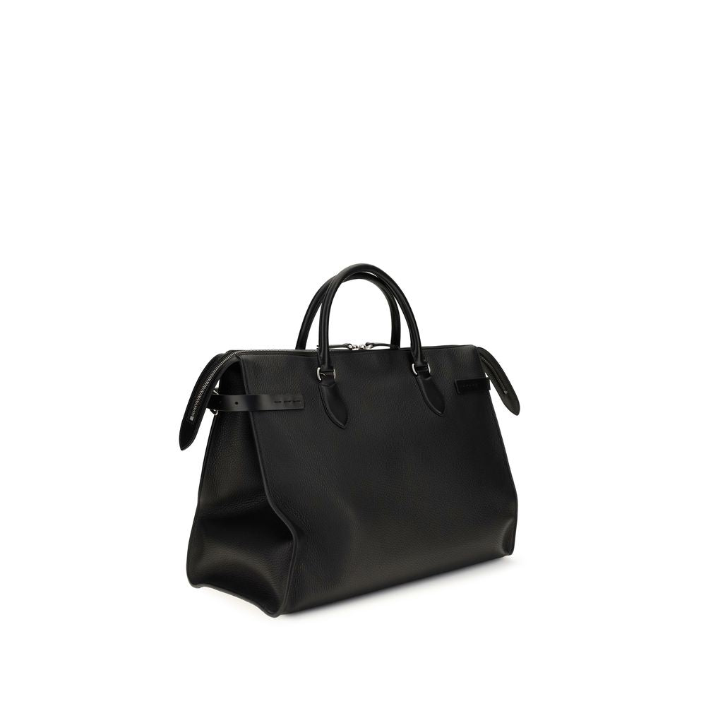 Large Antibes Calfskin Shoulder Bag