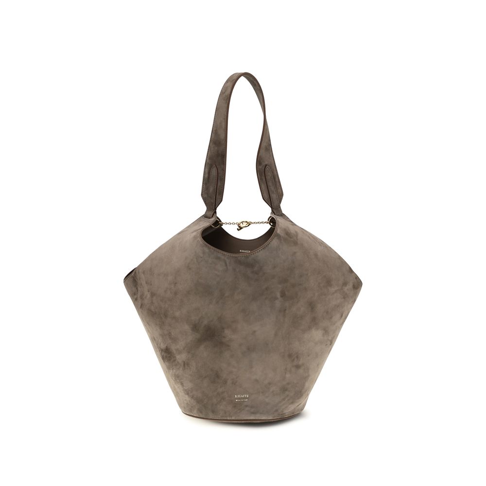 Small Calfskin Lotus Shoulder Bag