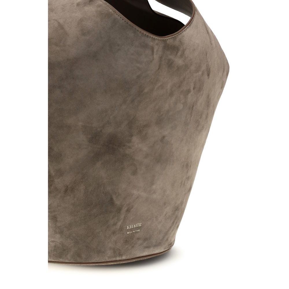 Small Calfskin Lotus Shoulder Bag
