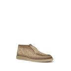 Suede Leather Digits Slip-On Loafers