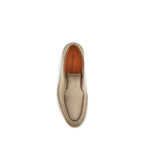 Suede Leather Digits Slip-On Loafers