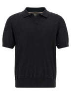 Merino Wool H-Lantoni Knitted Polo Shirt