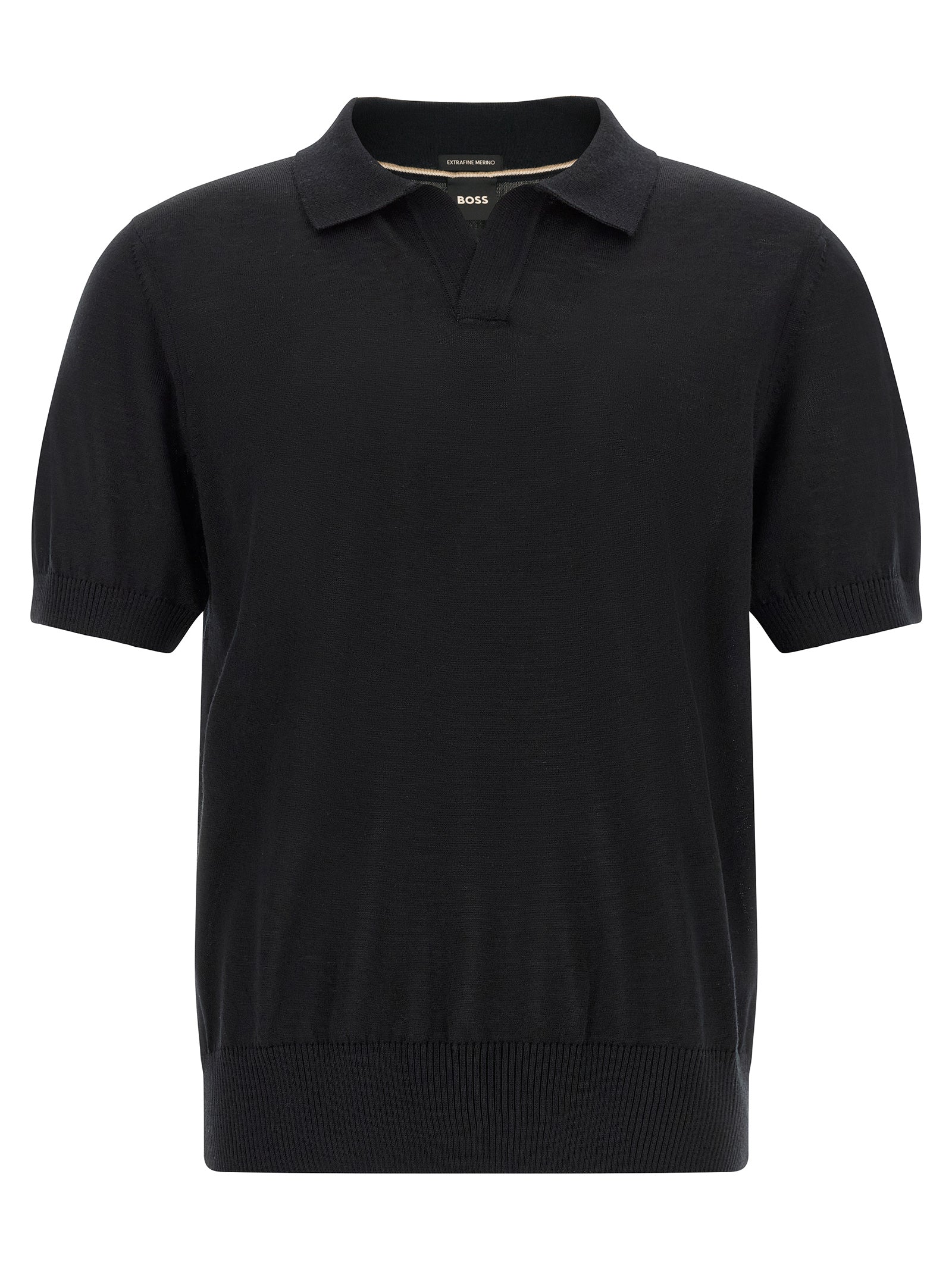 Merino Wool H-Lantoni Knitted Polo Shirt