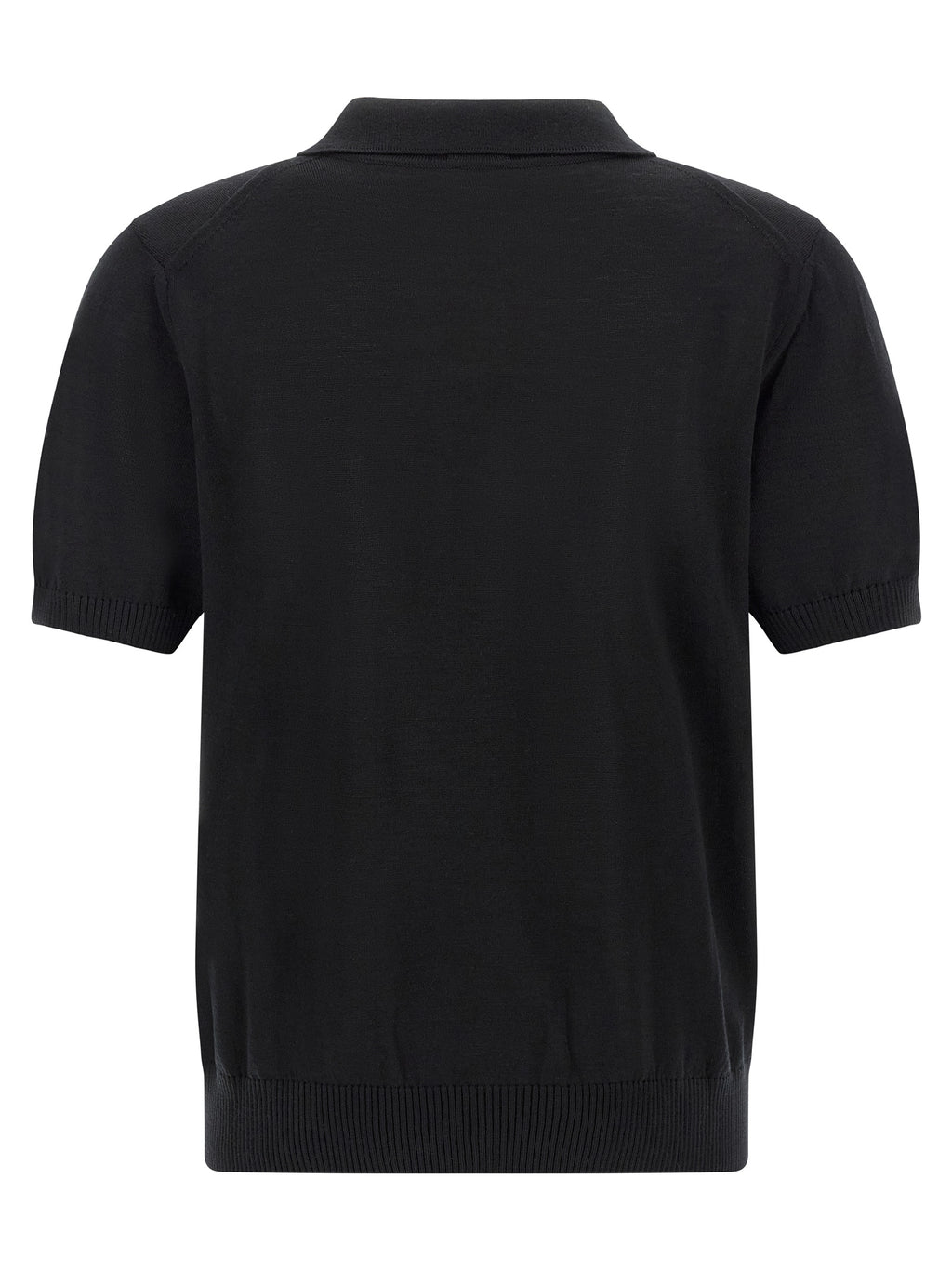 Merino Wool H-Lantoni Knitted Polo Shirt