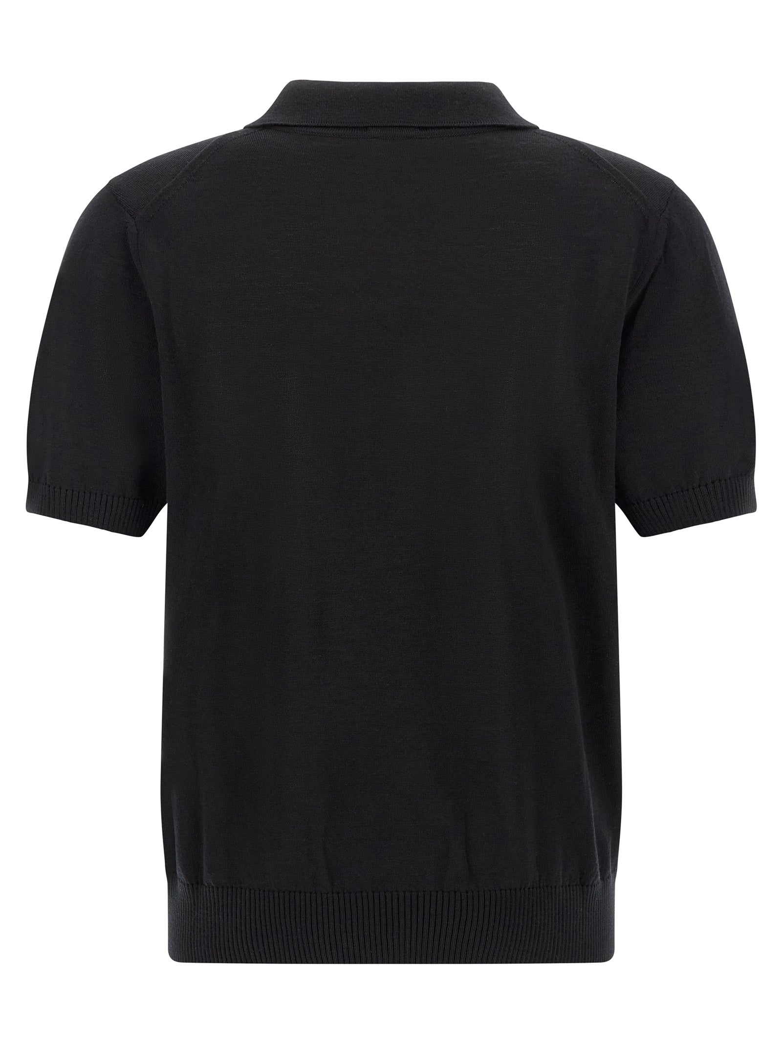 Merino Wool H-Lantoni Knitted Polo Shirt