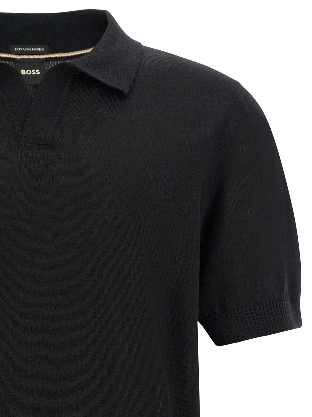 Merino Wool H-Lantoni Knitted Polo Shirt