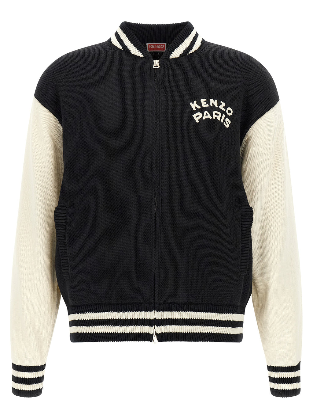 Bicolor Cotton Cardigan