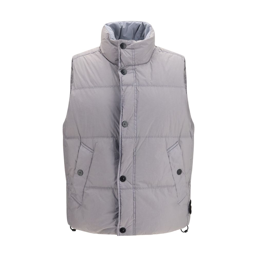 Gray Goose Down Full-Length Jacket