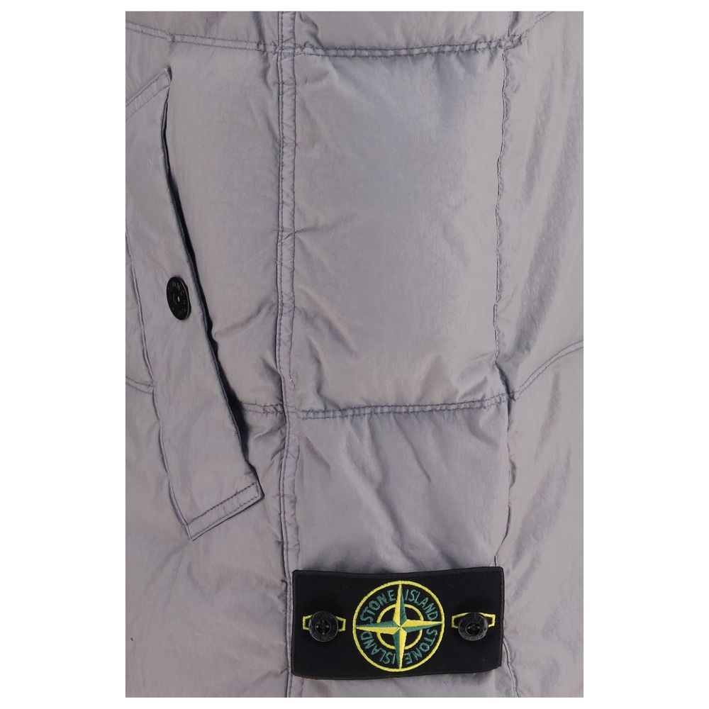 Gray Goose Down Full-Length Jacket