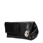 Black Leather Clutch