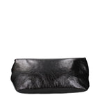 Black Leather Clutch