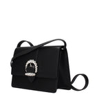 Black Leather Crossbody Bag