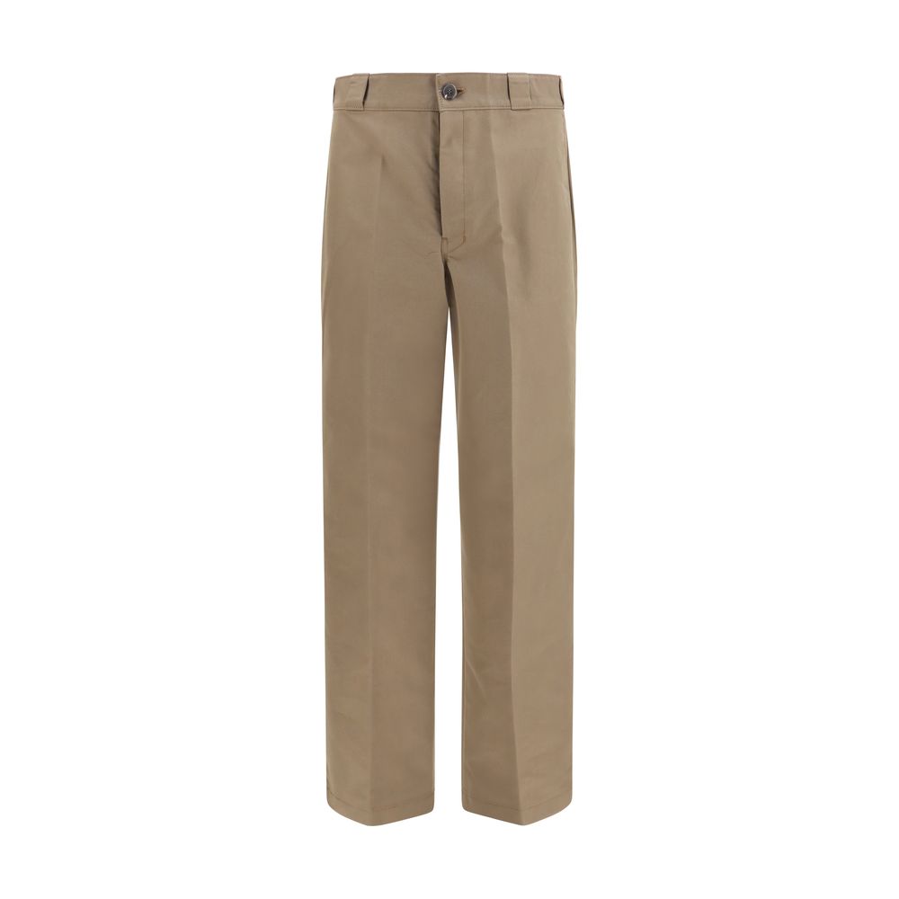Oversized Technical Canvas Wide-Leg Pants