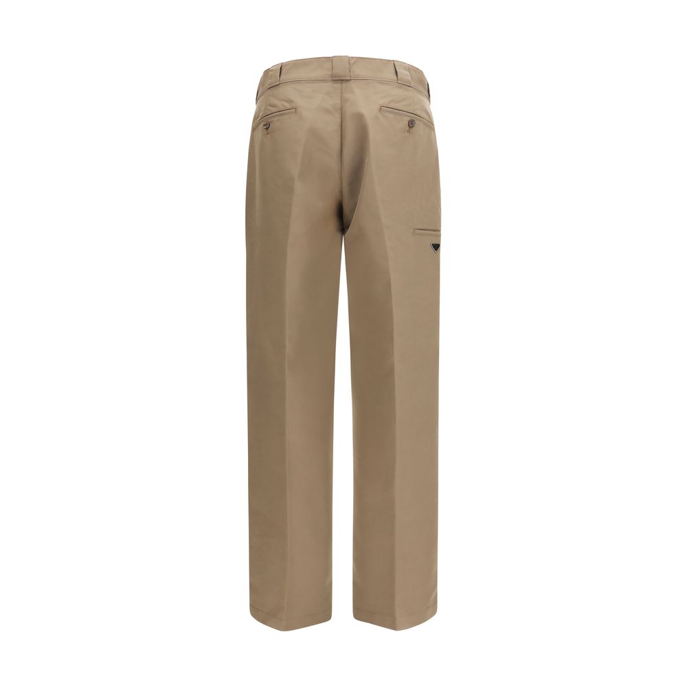 Oversized Technical Canvas Wide-Leg Pants