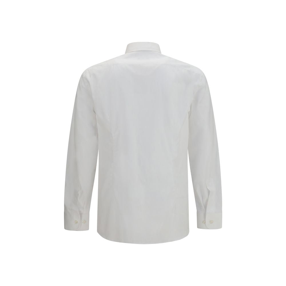 White Cotton Dress Shirt