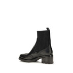 Calfskin Ferret Ankle Boots