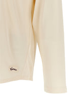 Beige Viscose Varsity T-Shirt