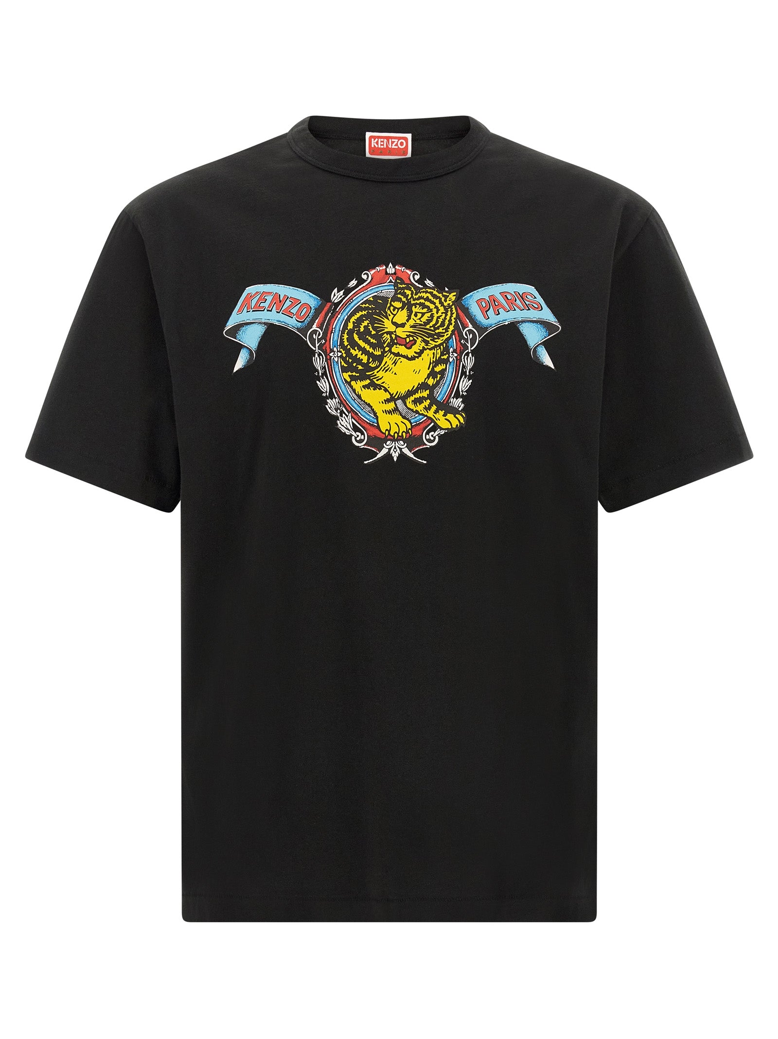 Cotton Jumping Tiger Graphic T-Shirt