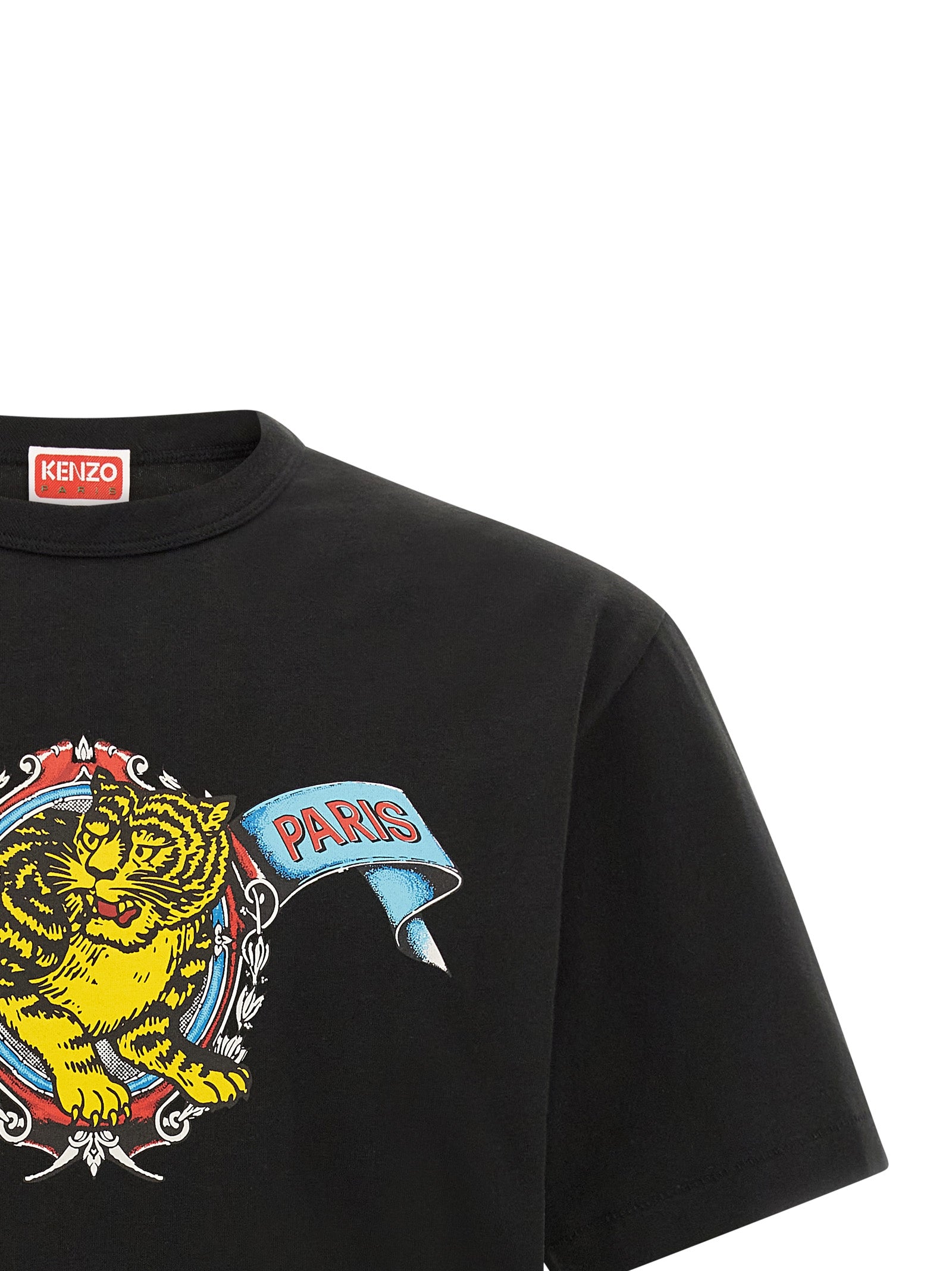Cotton Jumping Tiger Graphic T-Shirt
