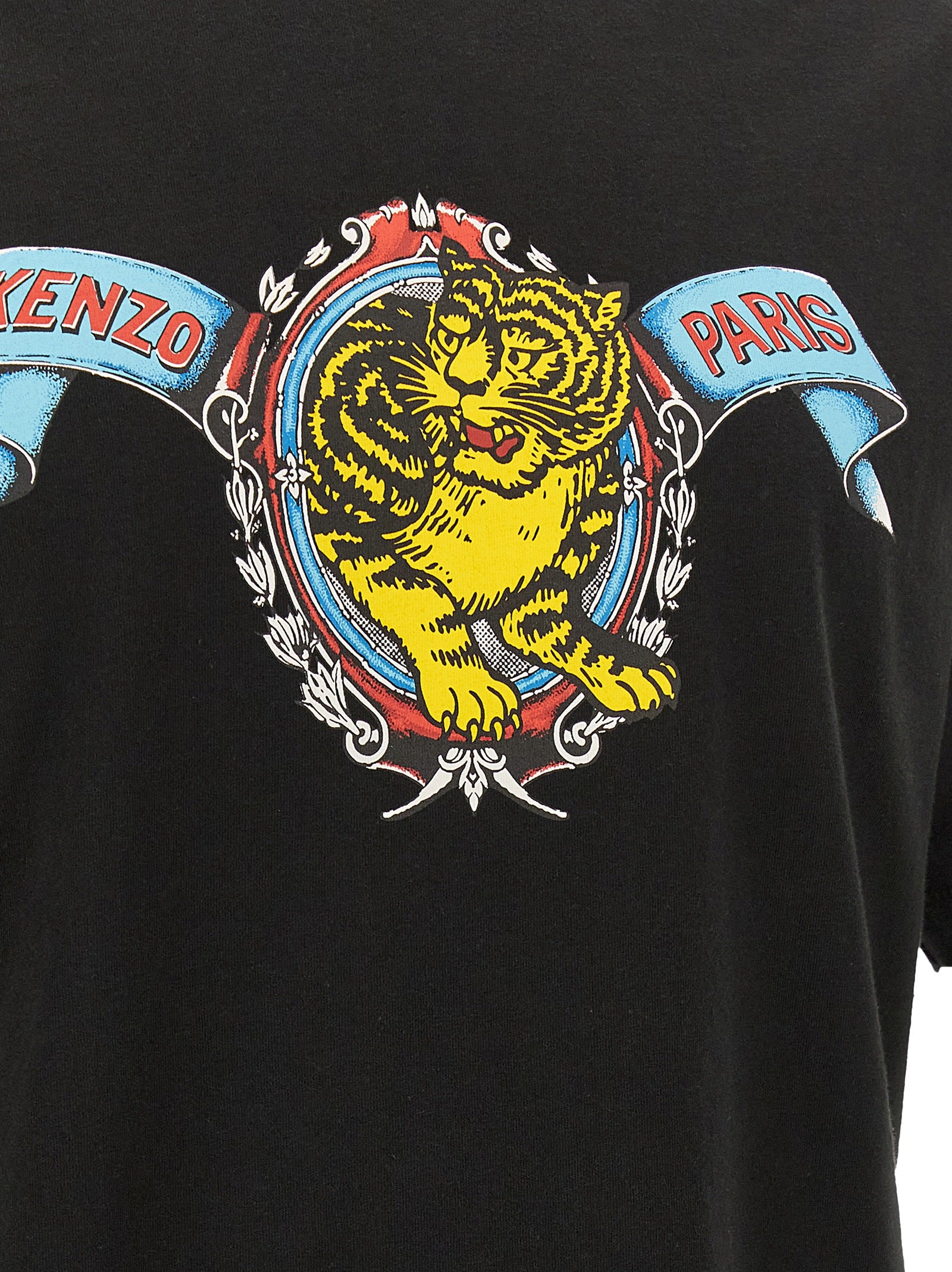 Cotton Jumping Tiger Graphic T-Shirt