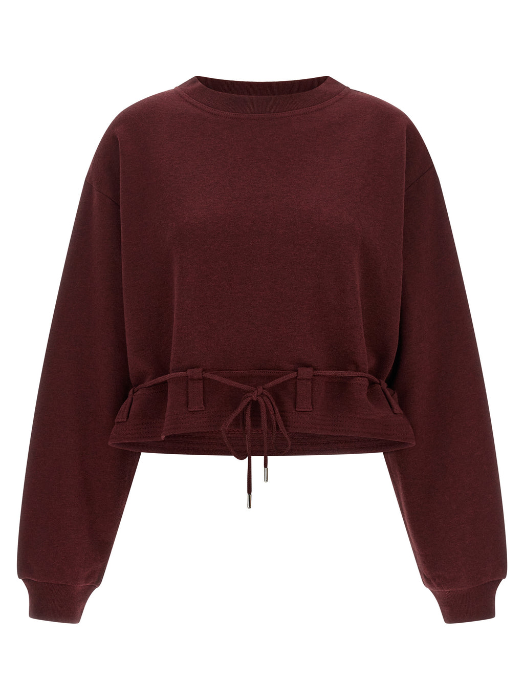 Bordeaux Cotton Haserfiela Sweatshirt