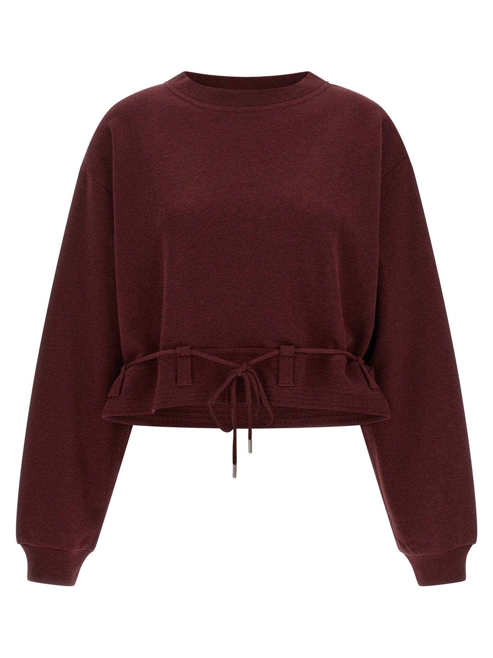 Bordeaux Cotton Haserfiela Sweatshirt