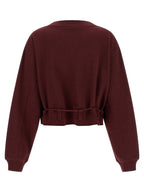 Bordeaux Cotton Haserfiela Sweatshirt