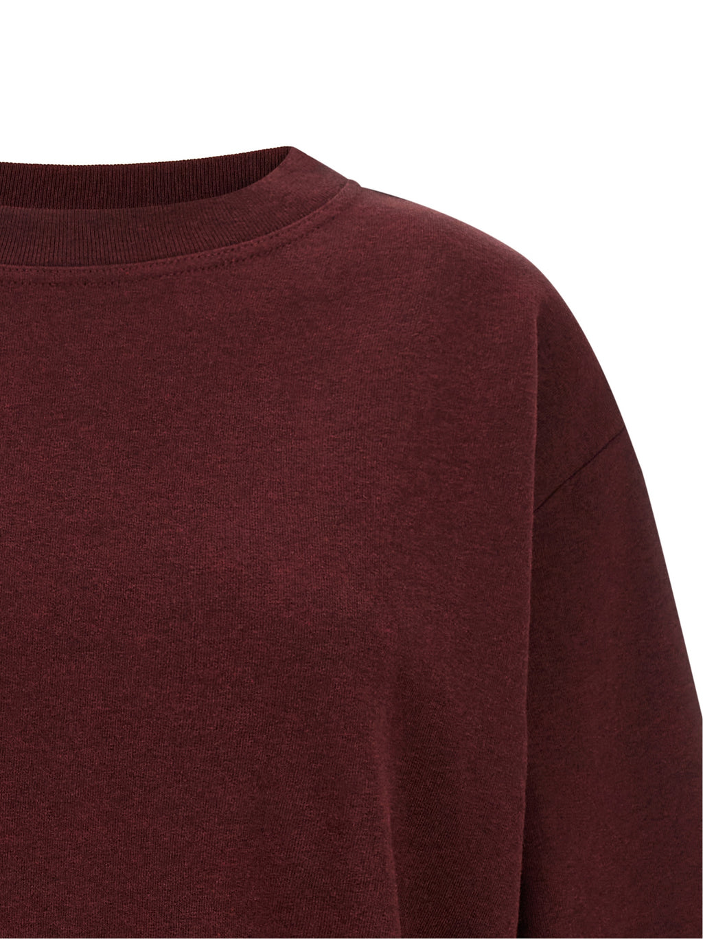 Bordeaux Cotton Haserfiela Sweatshirt