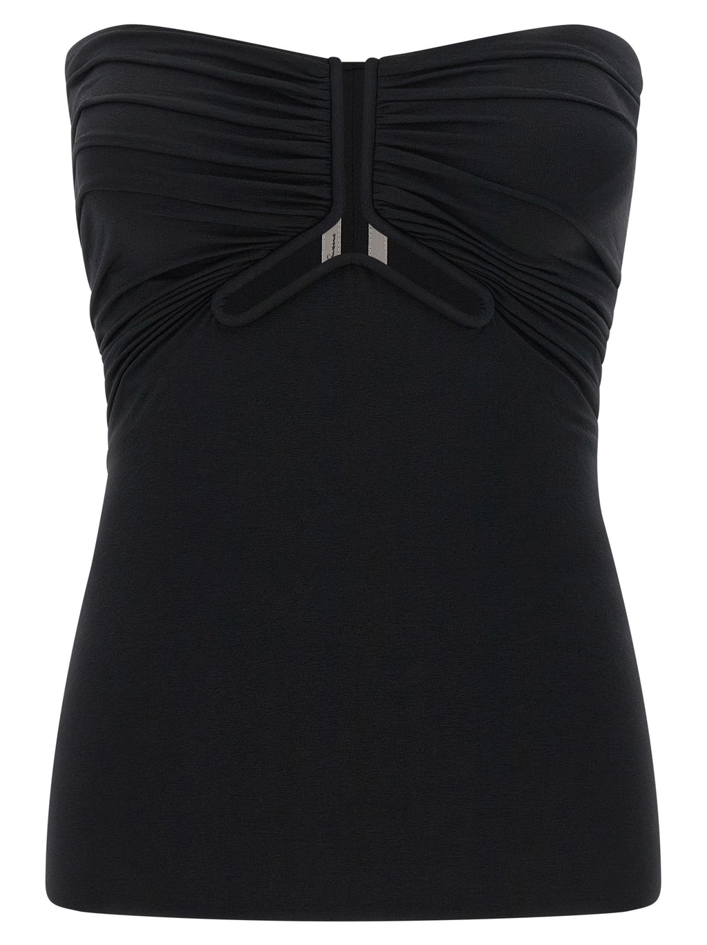Alannah Black Nylon Bustier Top